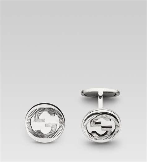 cuff links gucci|gucci silver cufflinks for men.